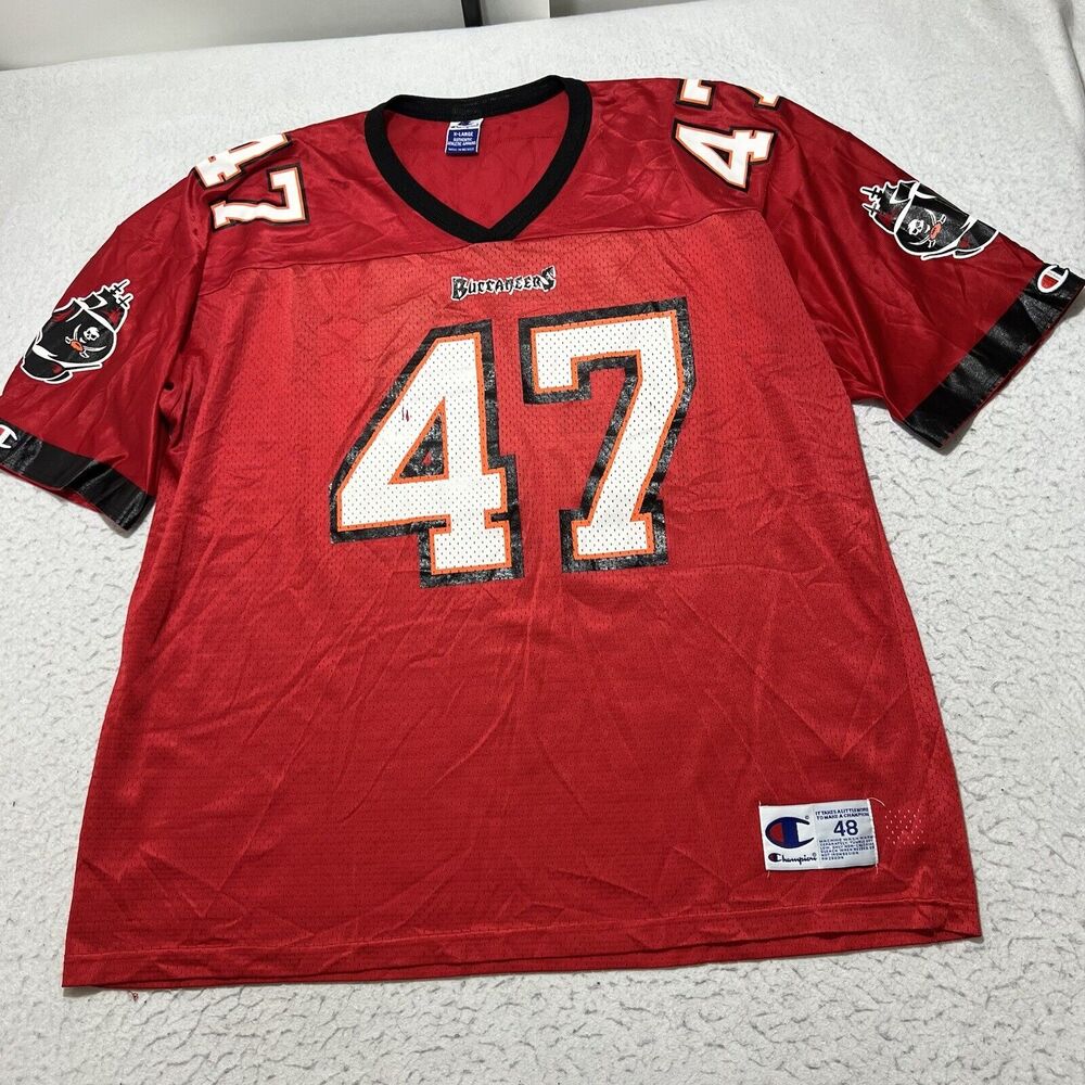 Vintage Champion NFL Tampa Bay Buccaneers Men's 48 (XL) John Lynch #47 Jersey